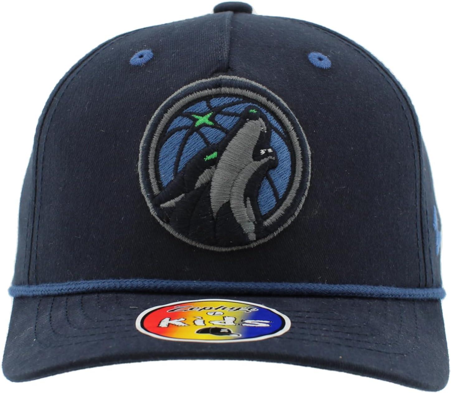 imageZHATS NBA Unisex Kids NBA Officially Licensed Youth Rope Hat Snapback MementoTeam Color