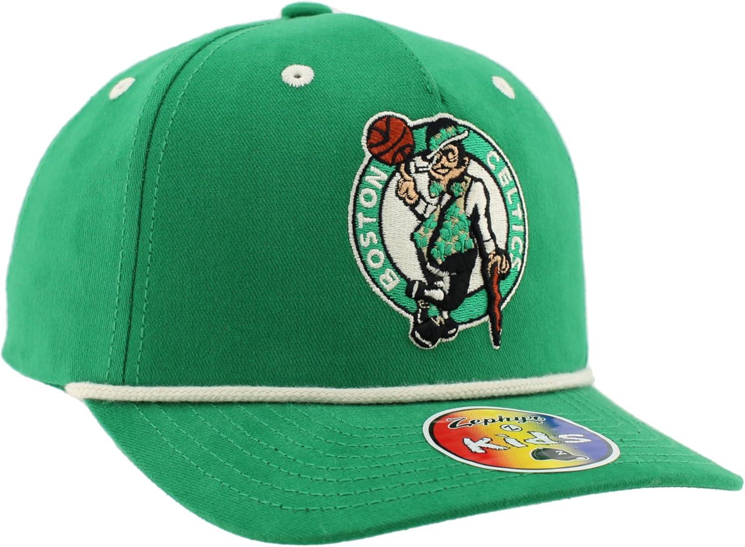 imageZHATS NBA Unisex Kids NBA Officially Licensed Youth Rope Hat Snapback MementoTeam Color