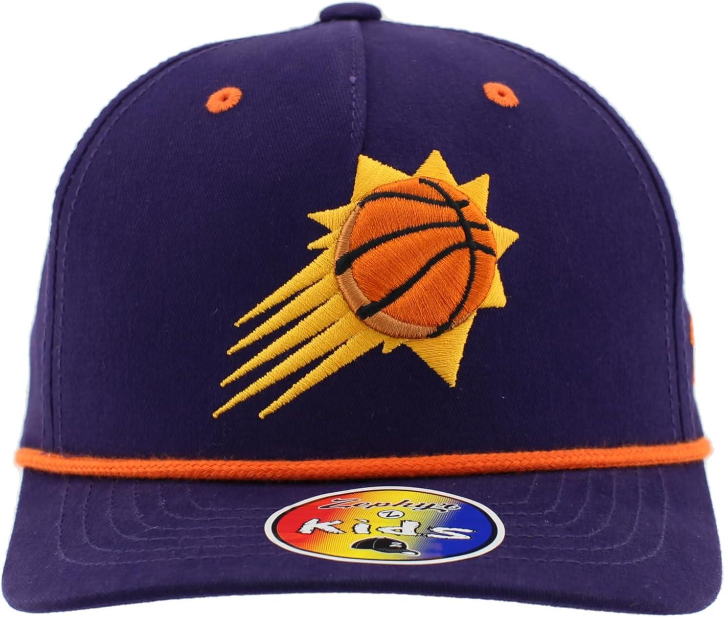 imageZHATS NBA Unisex Kids NBA Officially Licensed Youth Rope Hat Snapback MementoTeam Color