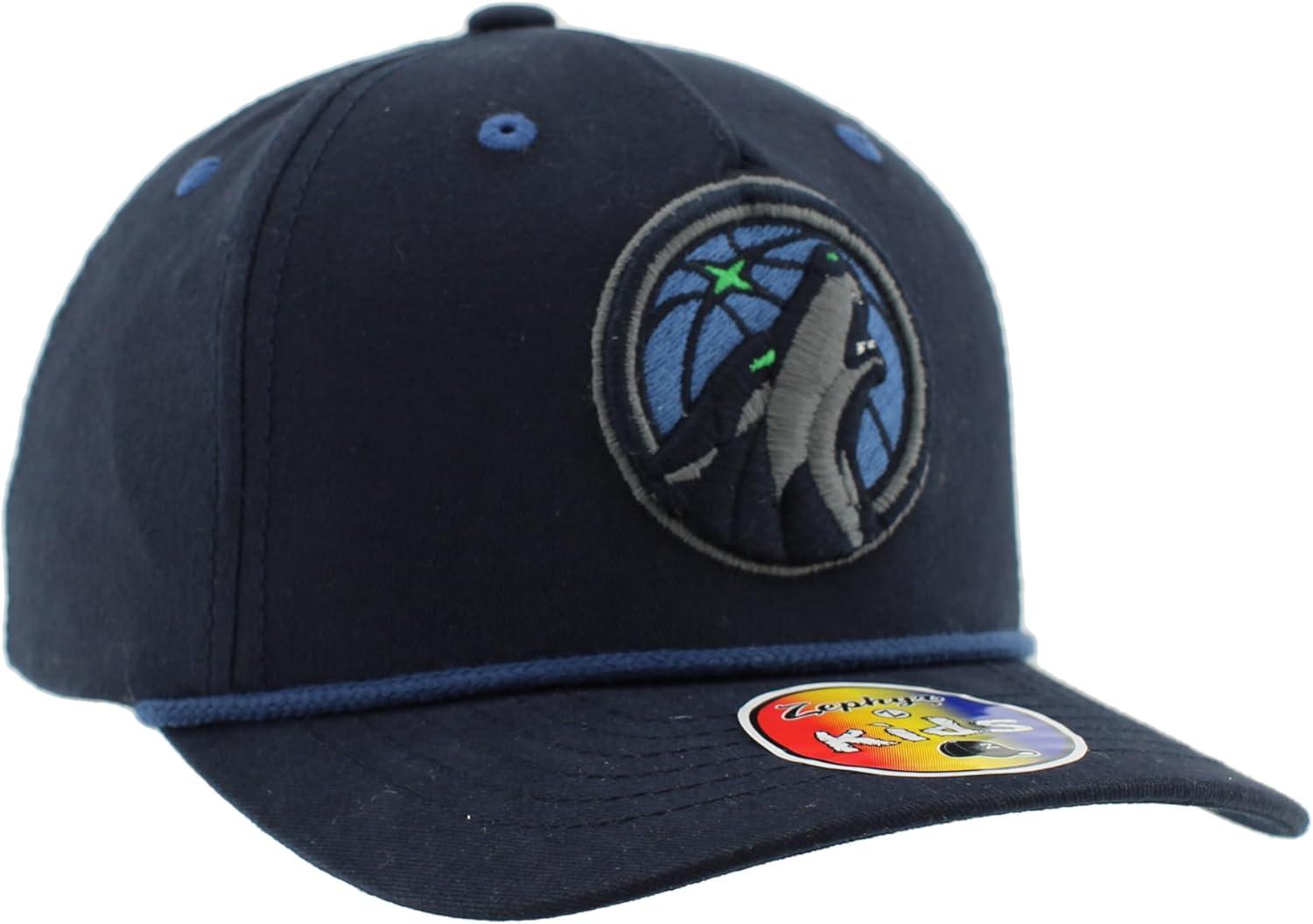 imageZHATS NBA Unisex Kids NBA Officially Licensed Youth Rope Hat Snapback MementoTeam Color