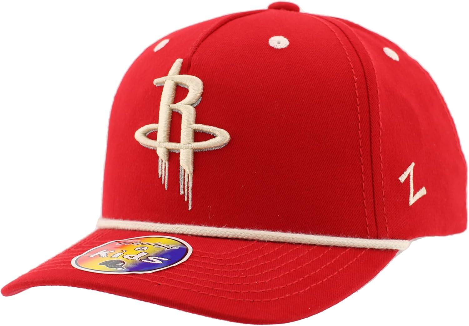 imageZHATS NBA Unisex Kids NBA Officially Licensed Youth Rope Hat Snapback MementoTeam Color