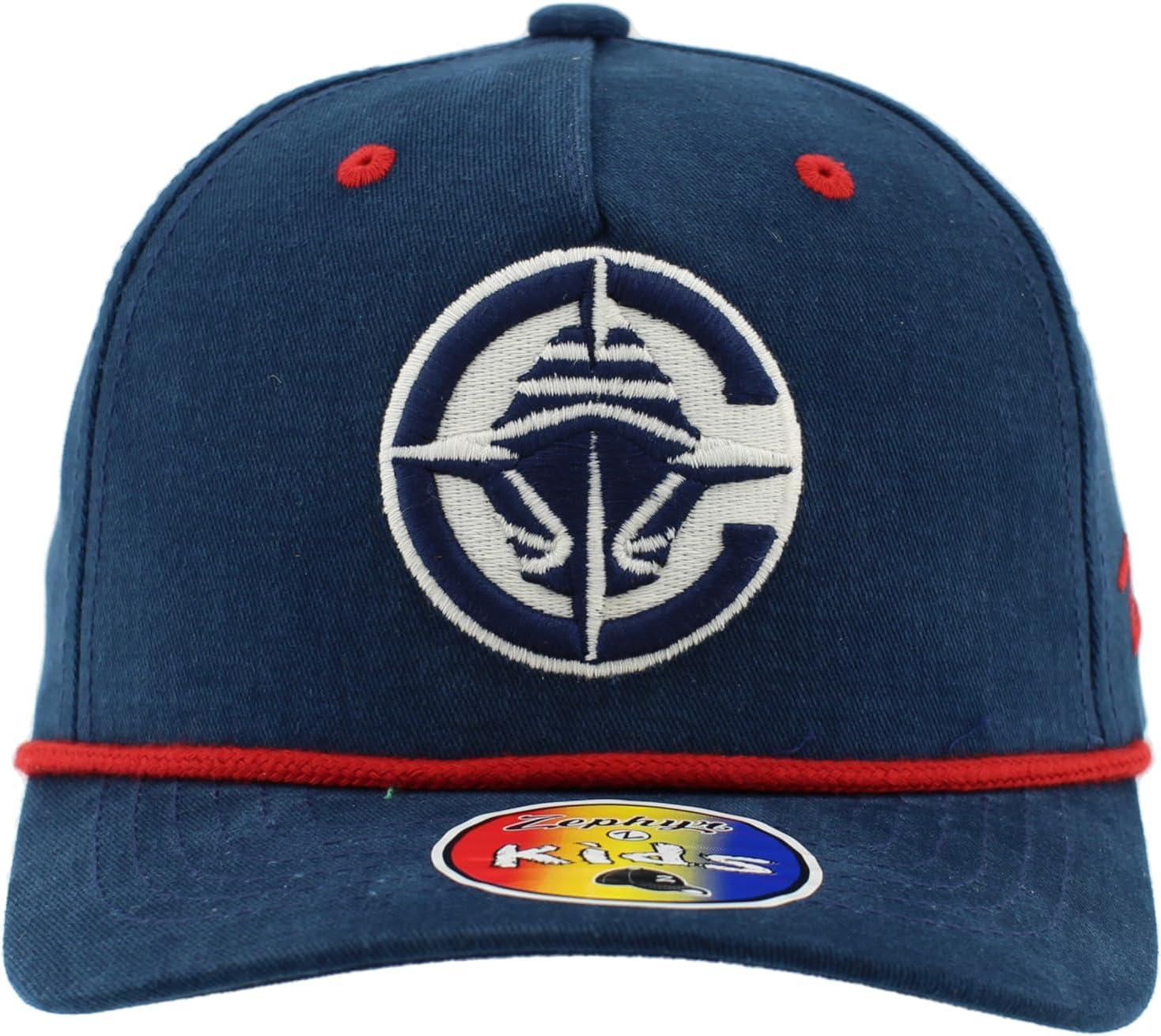 imageZHATS NBA Unisex Kids NBA Officially Licensed Youth Rope Hat Snapback MementoTeam Color