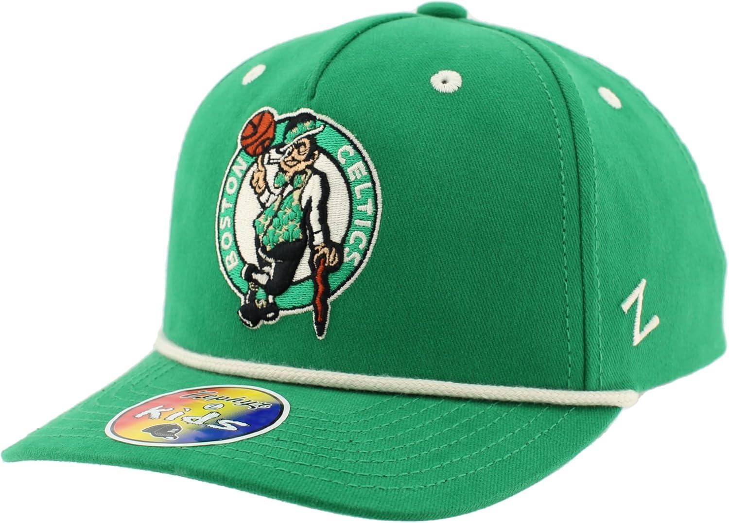 imageZHATS NBA Unisex Kids NBA Officially Licensed Youth Rope Hat Snapback MementoTeam Color