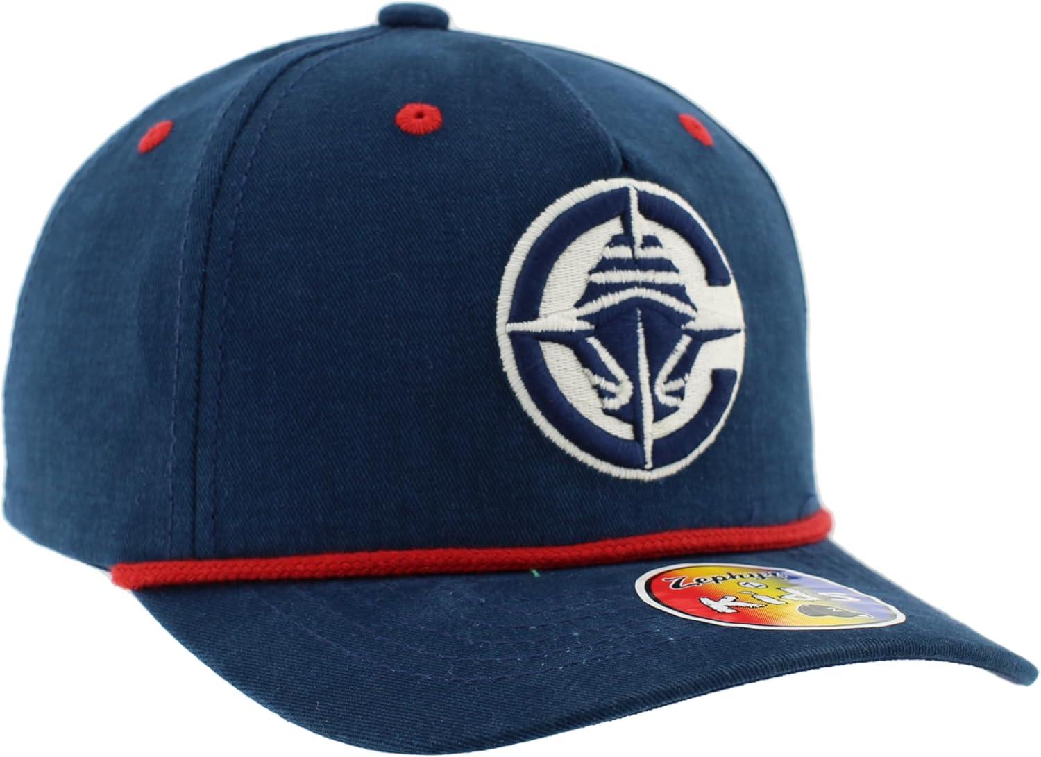 imageZHATS NBA Unisex Kids NBA Officially Licensed Youth Rope Hat Snapback MementoTeam Color