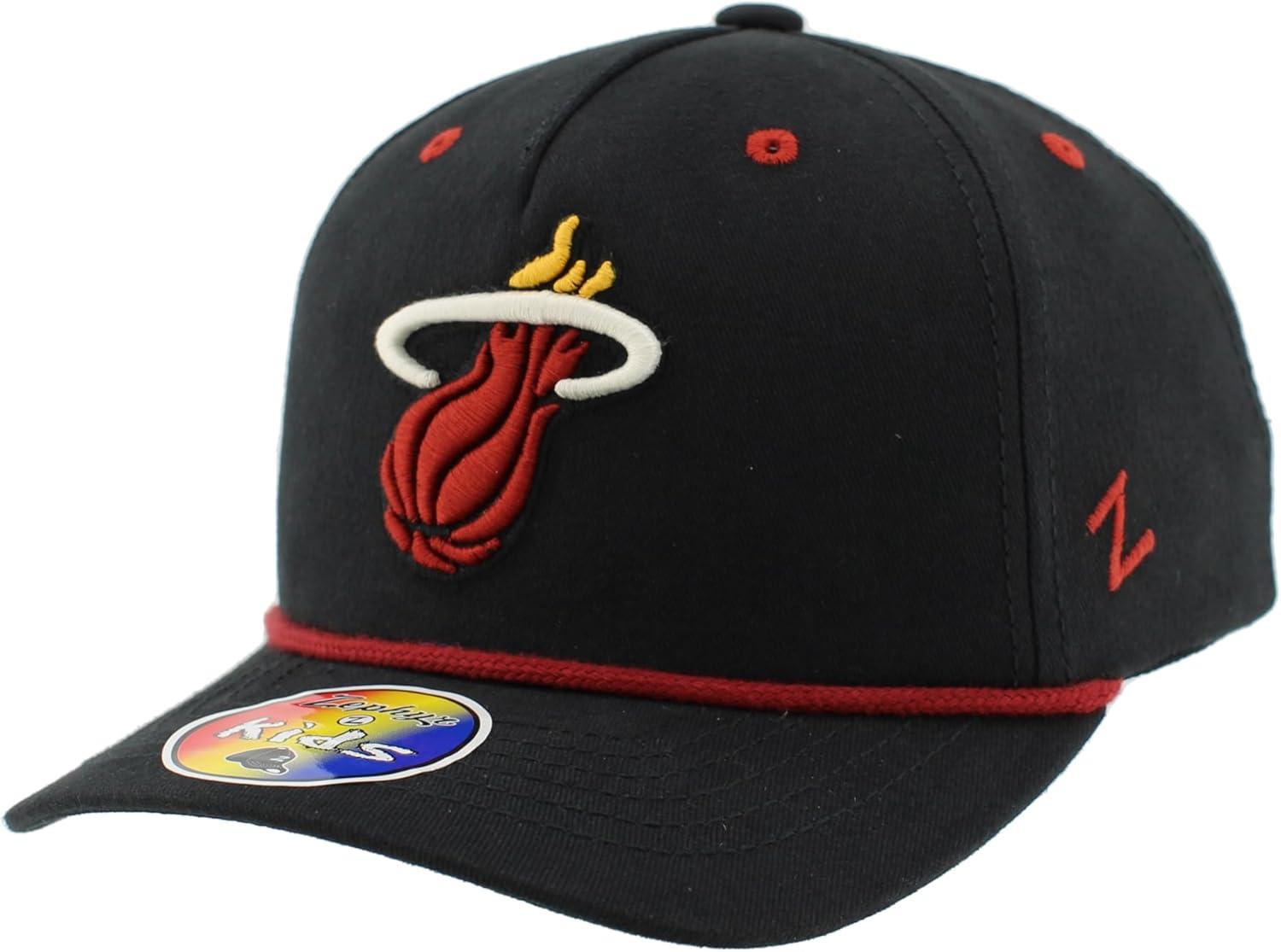 imageZHATS NBA Unisex Kids NBA Officially Licensed Youth Rope Hat Snapback MementoTeam Color