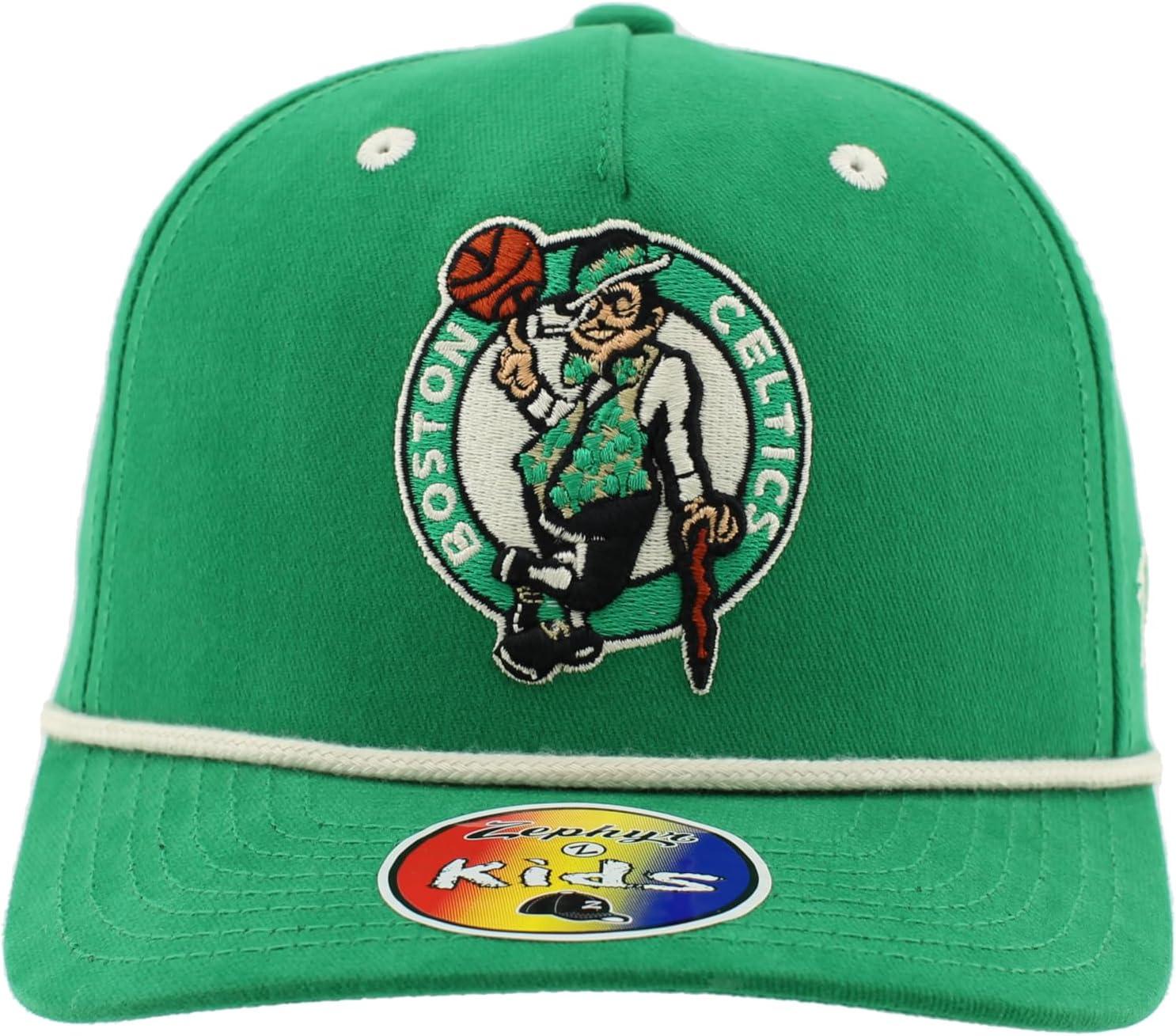 imageZHATS NBA Unisex Kids NBA Officially Licensed Youth Rope Hat Snapback MementoTeam Color