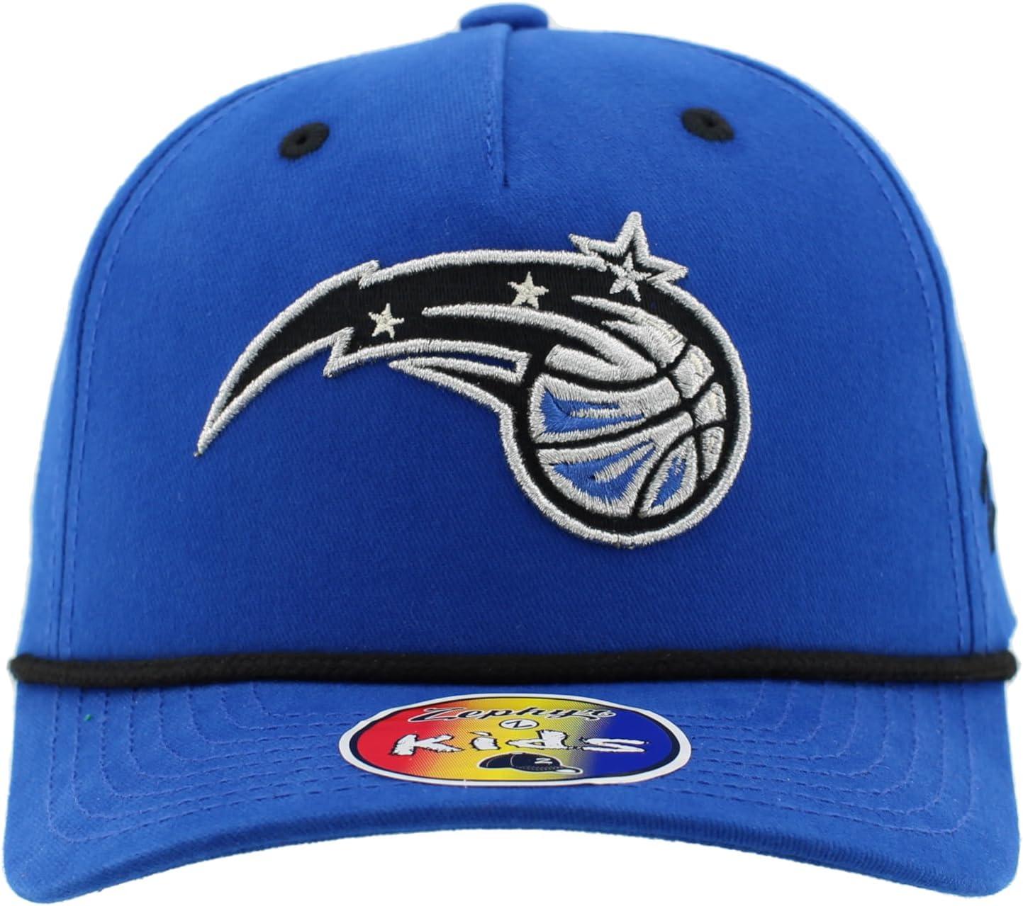 imageZHATS NBA Unisex Kids NBA Officially Licensed Youth Rope Hat Snapback MementoTeam Color