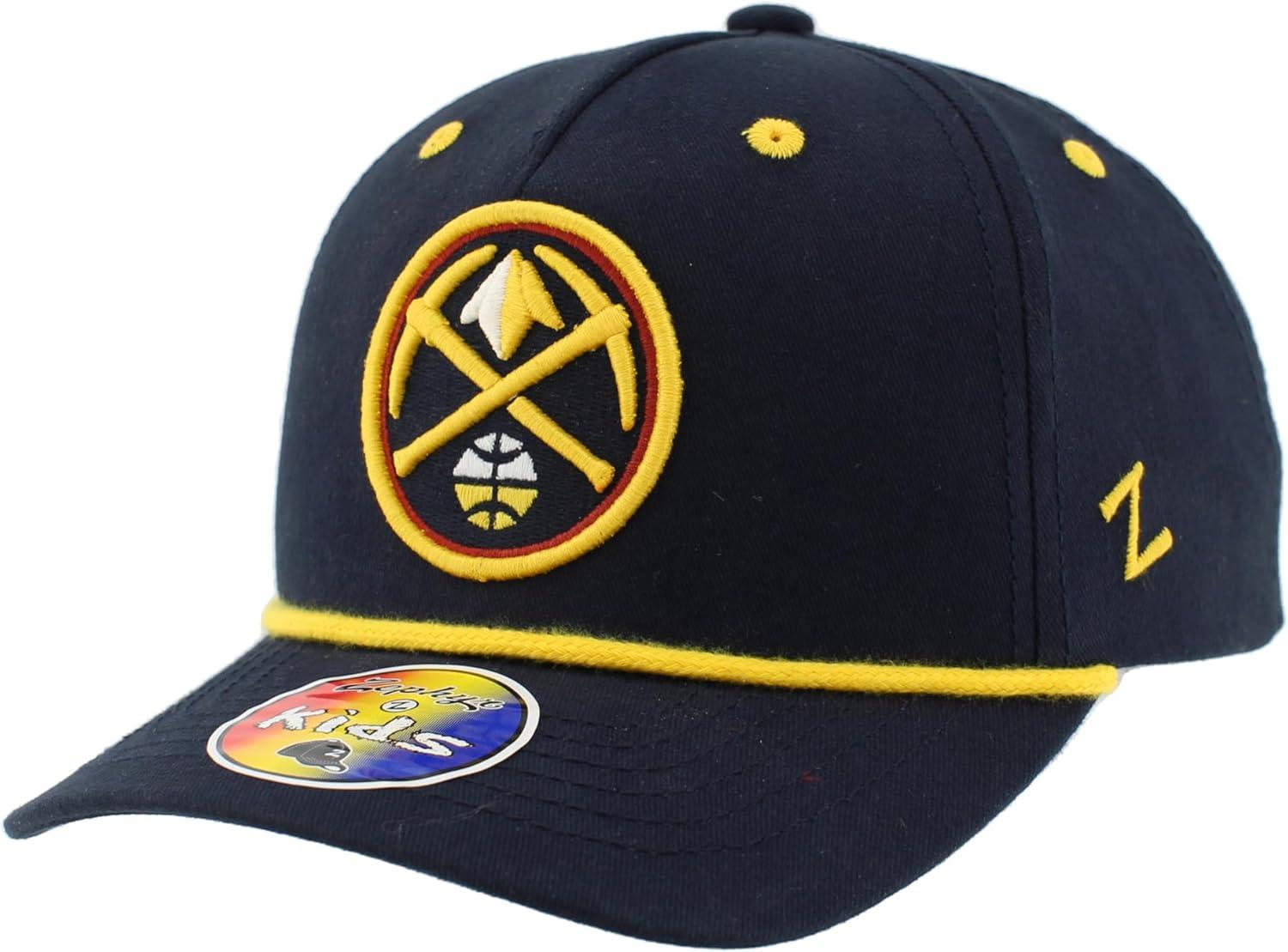 imageZHATS NBA Unisex Kids NBA Officially Licensed Youth Rope Hat Snapback MementoTeam Color