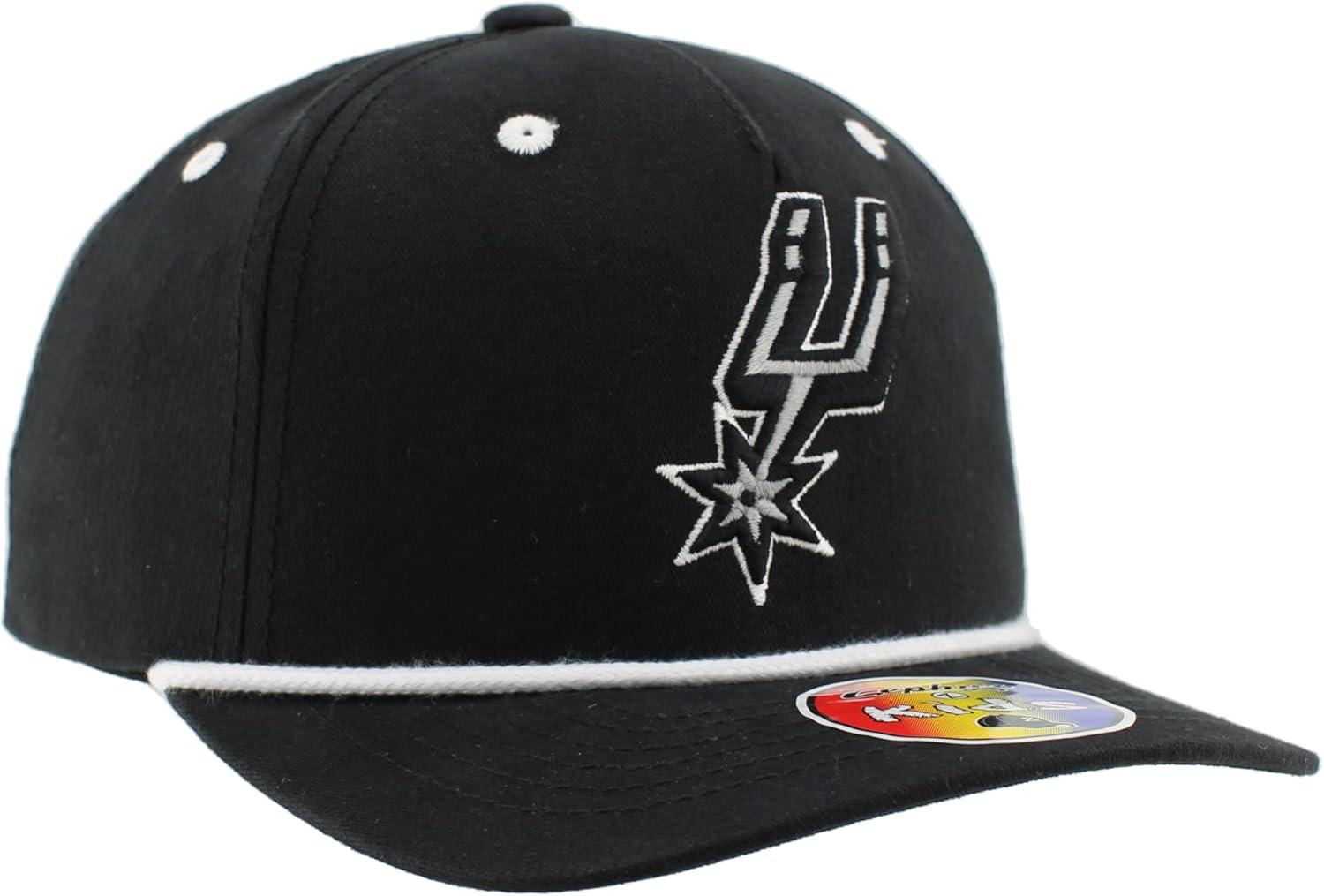 imageZHATS NBA Unisex Kids NBA Officially Licensed Youth Rope Hat Snapback MementoTeam Color