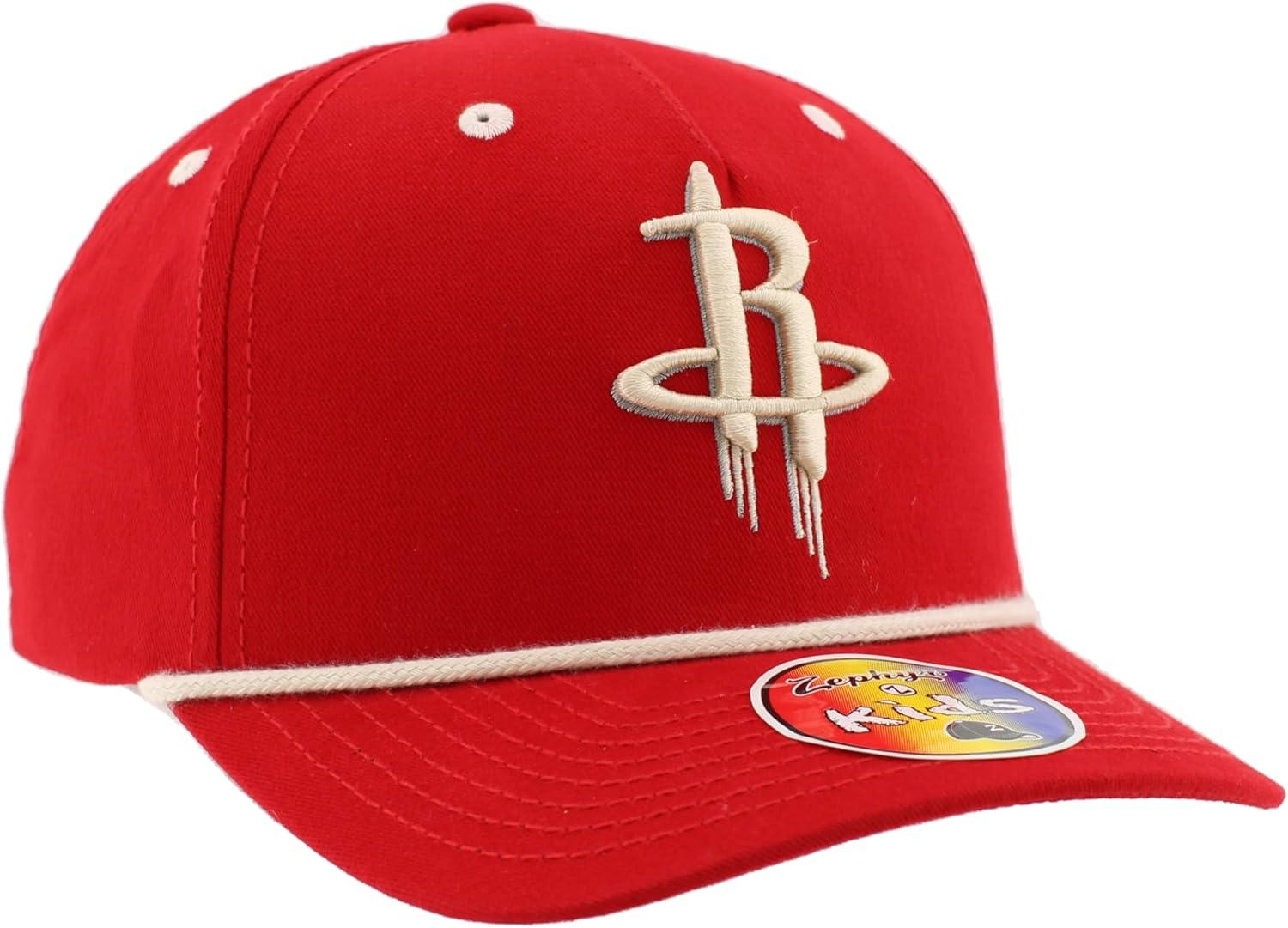 imageZHATS NBA Unisex Kids NBA Officially Licensed Youth Rope Hat Snapback MementoTeam Color