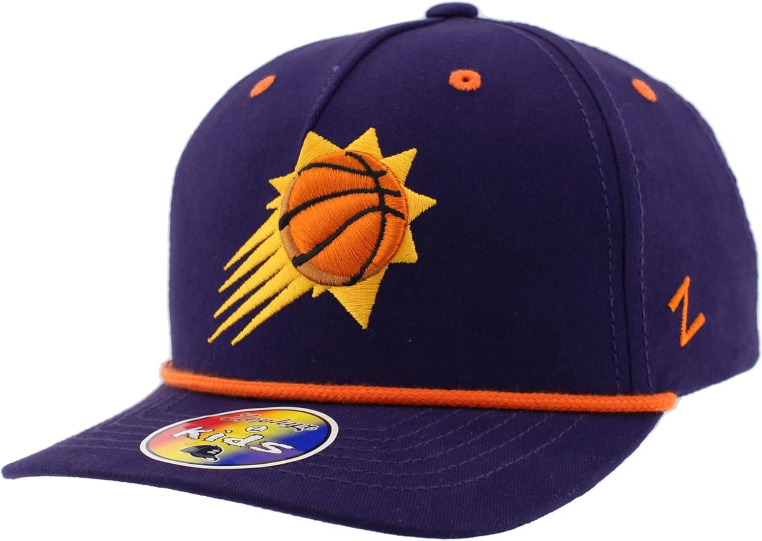 imageZHATS NBA Unisex Kids NBA Officially Licensed Youth Rope Hat Snapback MementoTeam Color