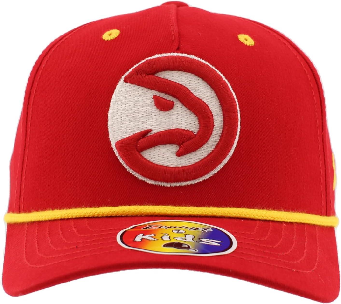 imageZHATS NBA Unisex Kids NBA Officially Licensed Youth Rope Hat Snapback MementoTeam Color