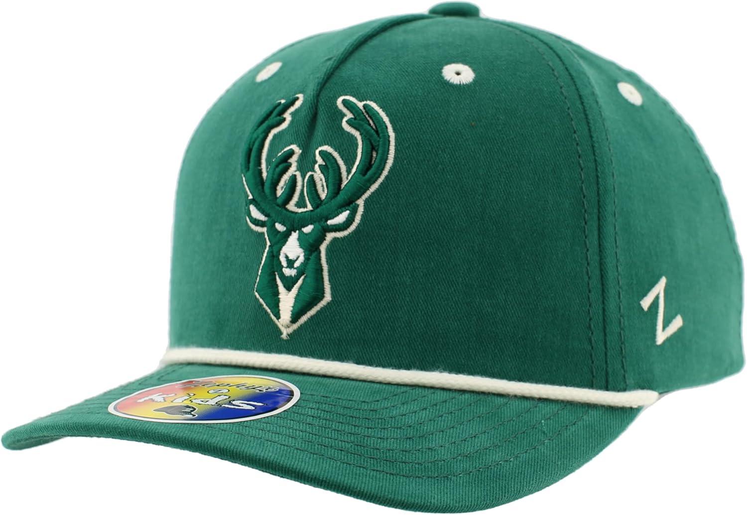 imageZHATS NBA Unisex Kids NBA Officially Licensed Youth Rope Hat Snapback MementoTeam Color