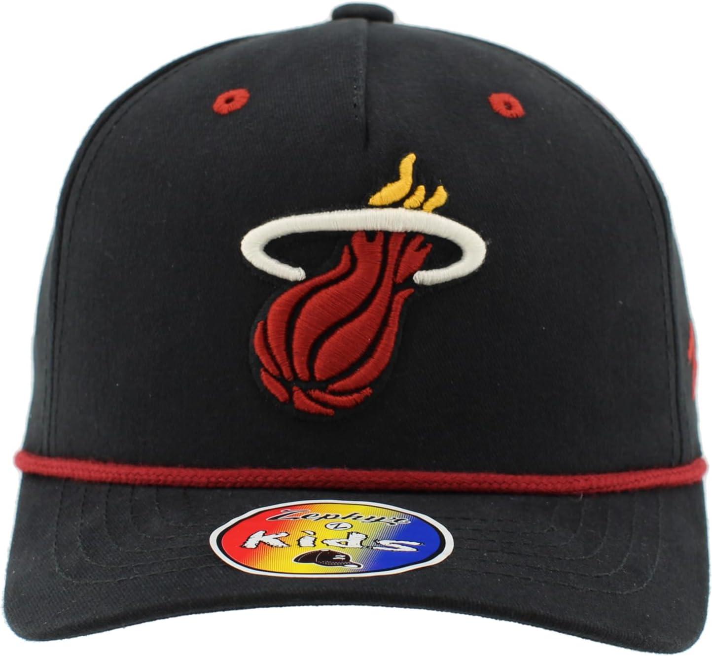 imageZHATS NBA Unisex Kids NBA Officially Licensed Youth Rope Hat Snapback MementoTeam Color