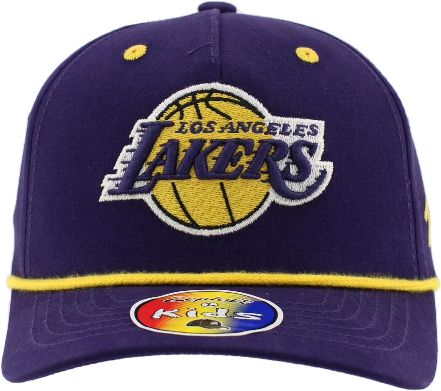 imageZHATS NBA Unisex Kids NBA Officially Licensed Youth Rope Hat Snapback MementoTeam Color