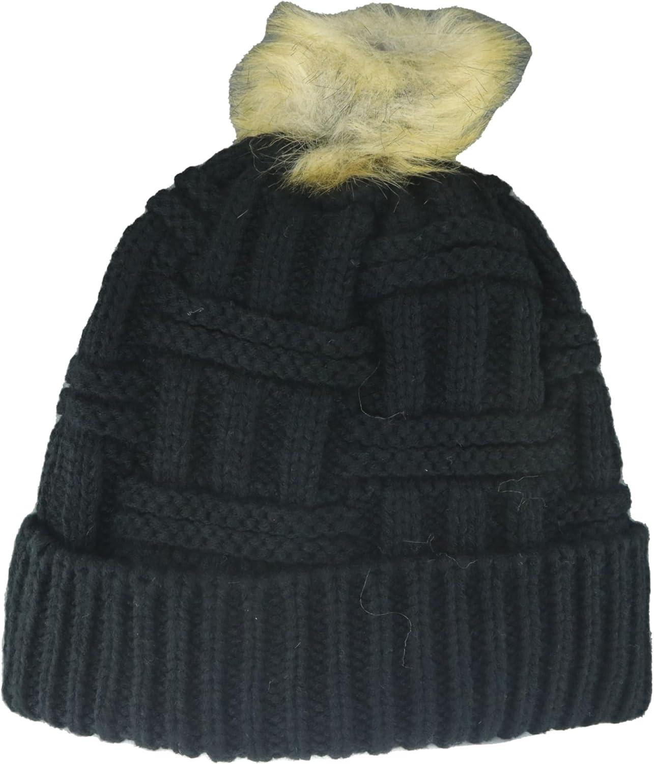 imageZHATS NBA Womens NBA Officially Licensed Womens Beanie Faux Fur PomTeam Color