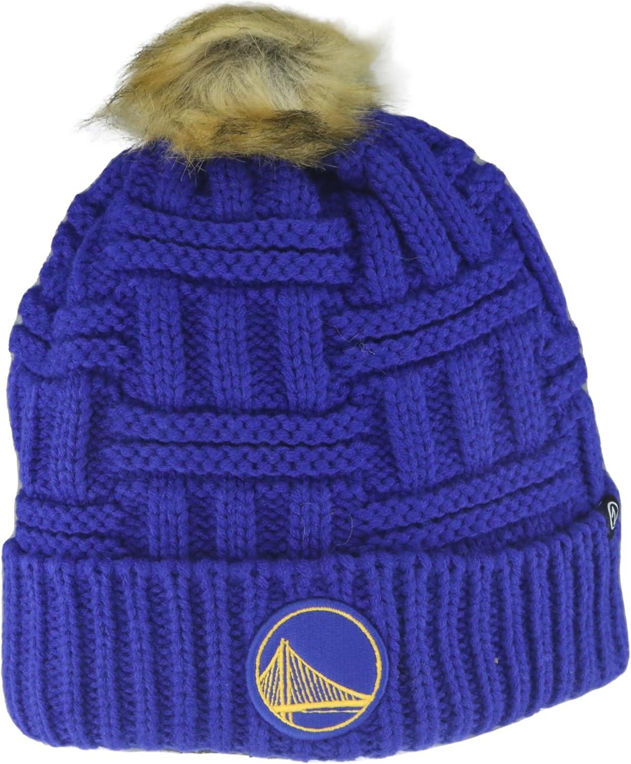 imageZHATS NBA Womens NBA Officially Licensed Womens Beanie Faux Fur PomTeam Color