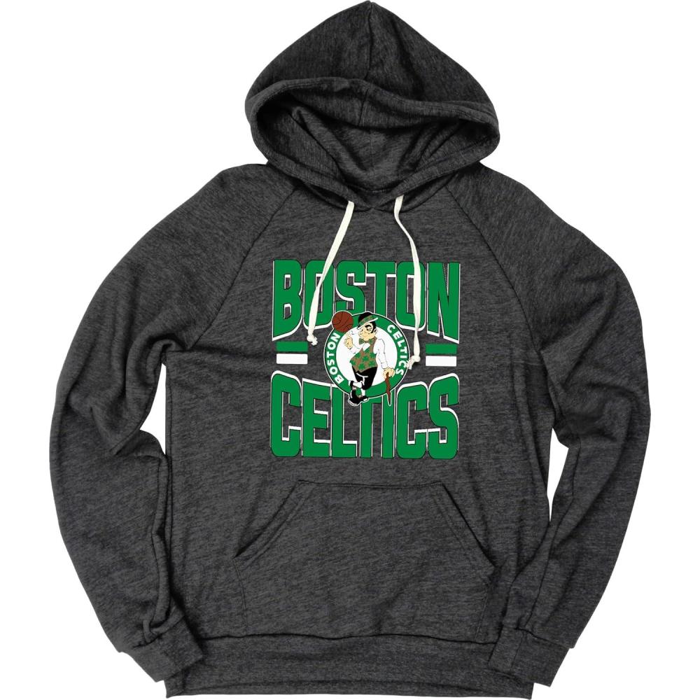 imageBlue 84 NBA Officially Licensed TriBlend Hooded Sweatshirt Basketball Stars Team ColorBoston Celtics
