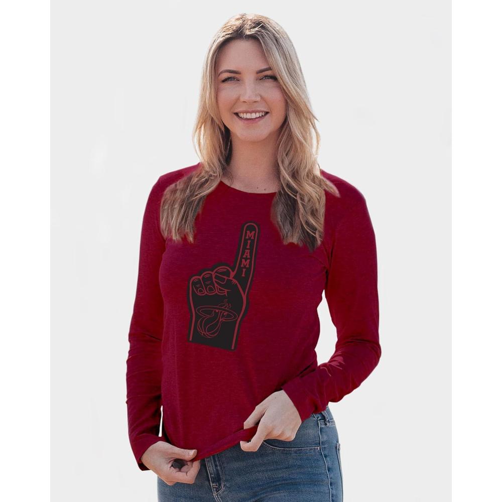 imageBlue 84 NBA Womens NBA Officially Licensed Womens Long Sleeve TShirt Icon Team ColorTeam Color