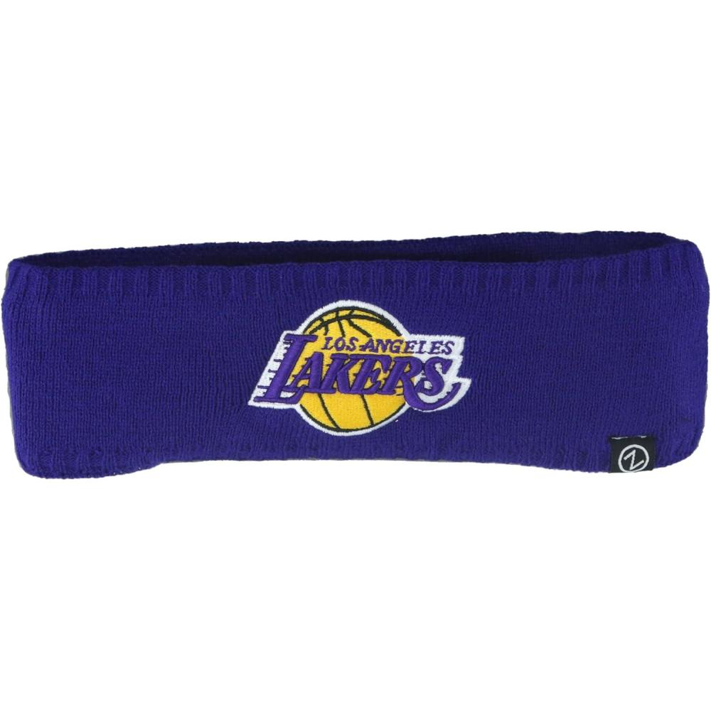 imageZHATS Los Angeles Lakers NBA Officially Licensed Knit Headband Team Color Icon
