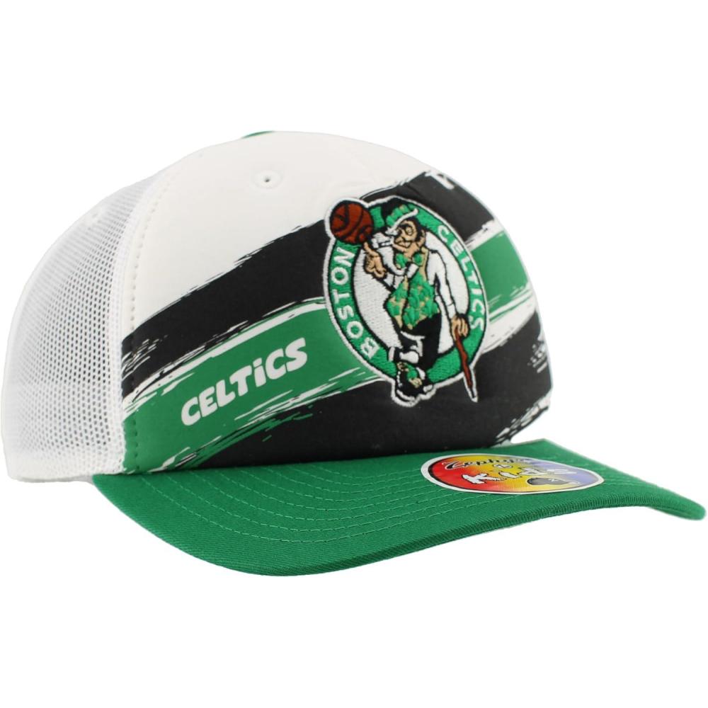 imageZHATS NBA Unisex Kids NBA Officially Licensed Youth Adjustable Snapback Hat CloutWhite