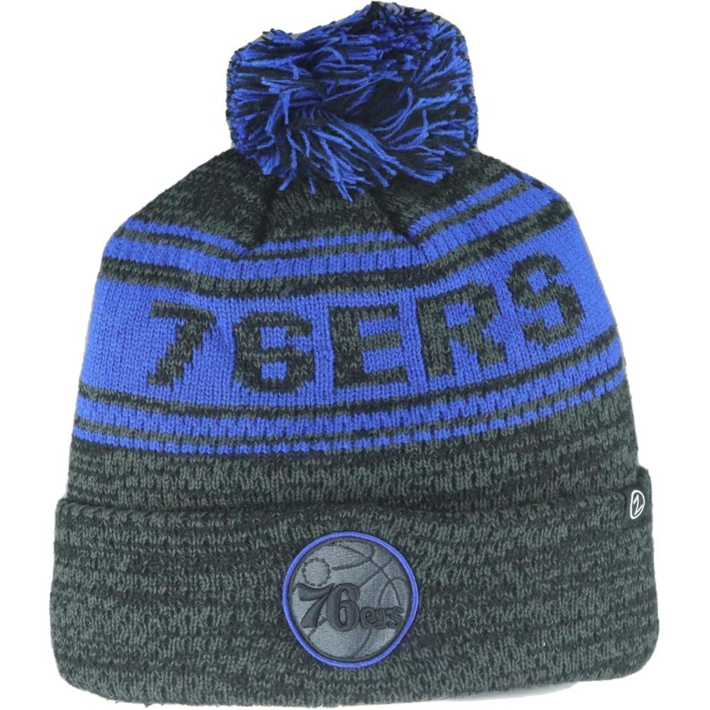 imageZHATS NBA UnisexAdult NBA Officially Licensed Beanie Pom SnagBlack