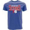 Blue 84 NBA Officially Licensed Bi-Blend T-Shirt Heathered Classic(Team Color)