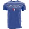 Blue 84 NBA Officially Licensed Bi-Blend T-Shirt Heathered Team Color(Team Color)