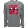 Blue 84 NBA Officially Licensed Tri-Blend Crewneck Sweatshirt Basketball Stars Heather Gray(Heather Gray)