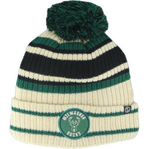 Milwaukee Bucks NBA Officially Licensed Beanie Pom Paramount Stone