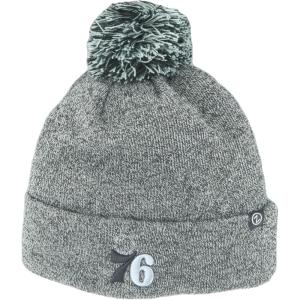 ZHATS NBA Unisex-Adult NBA Officially Licensed Beanie Pom Nimbus Grayscale(Grey)