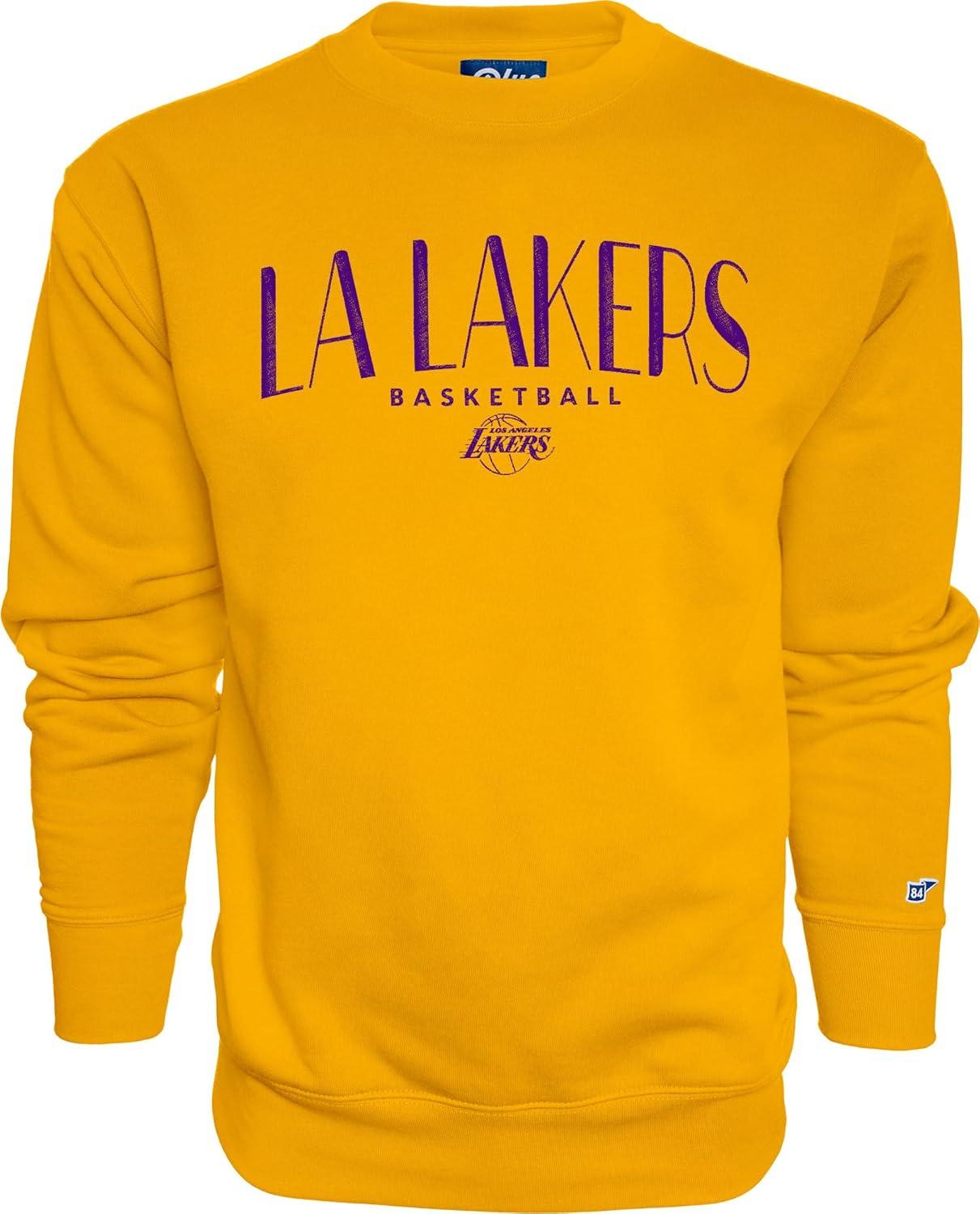 imageBlue 84 NBA Officially Licensed Crewneck Sweatshirt Embroidery Basketball ArchTeam Color