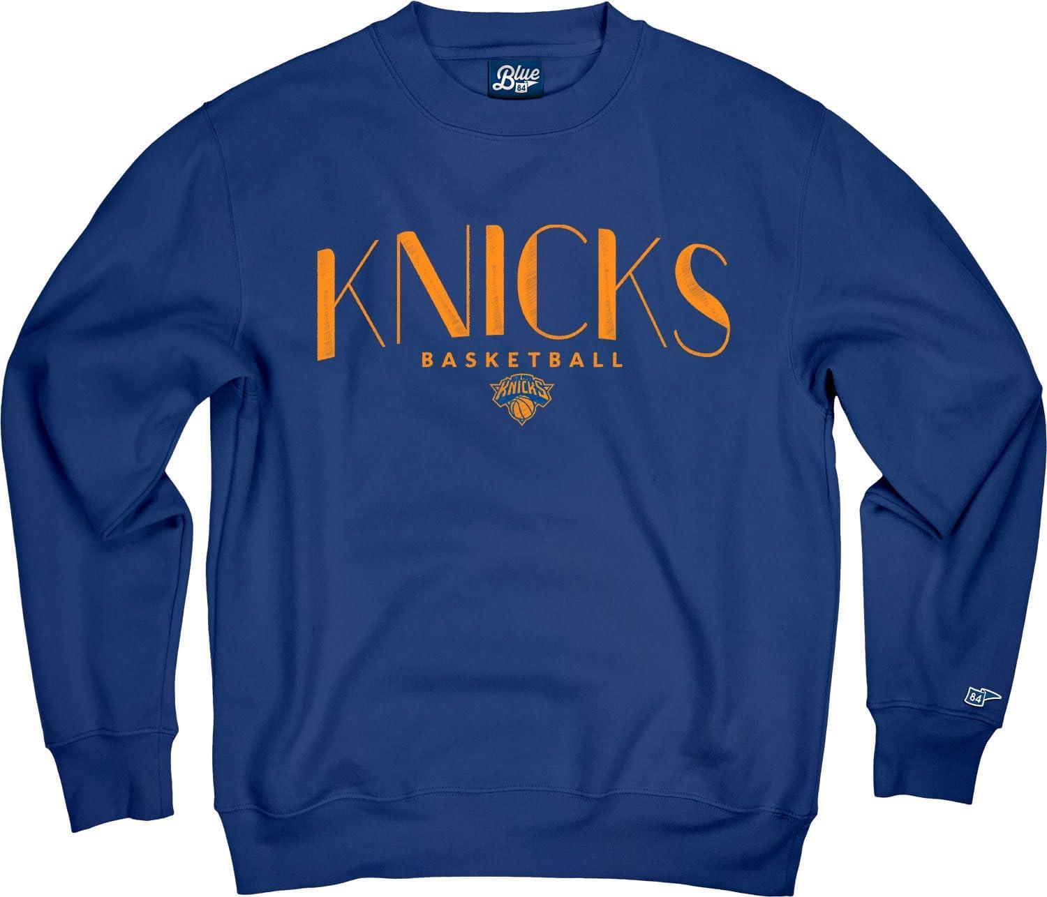 imageBlue 84 NBA Officially Licensed Crewneck Sweatshirt Embroidery Basketball ArchTeam Color