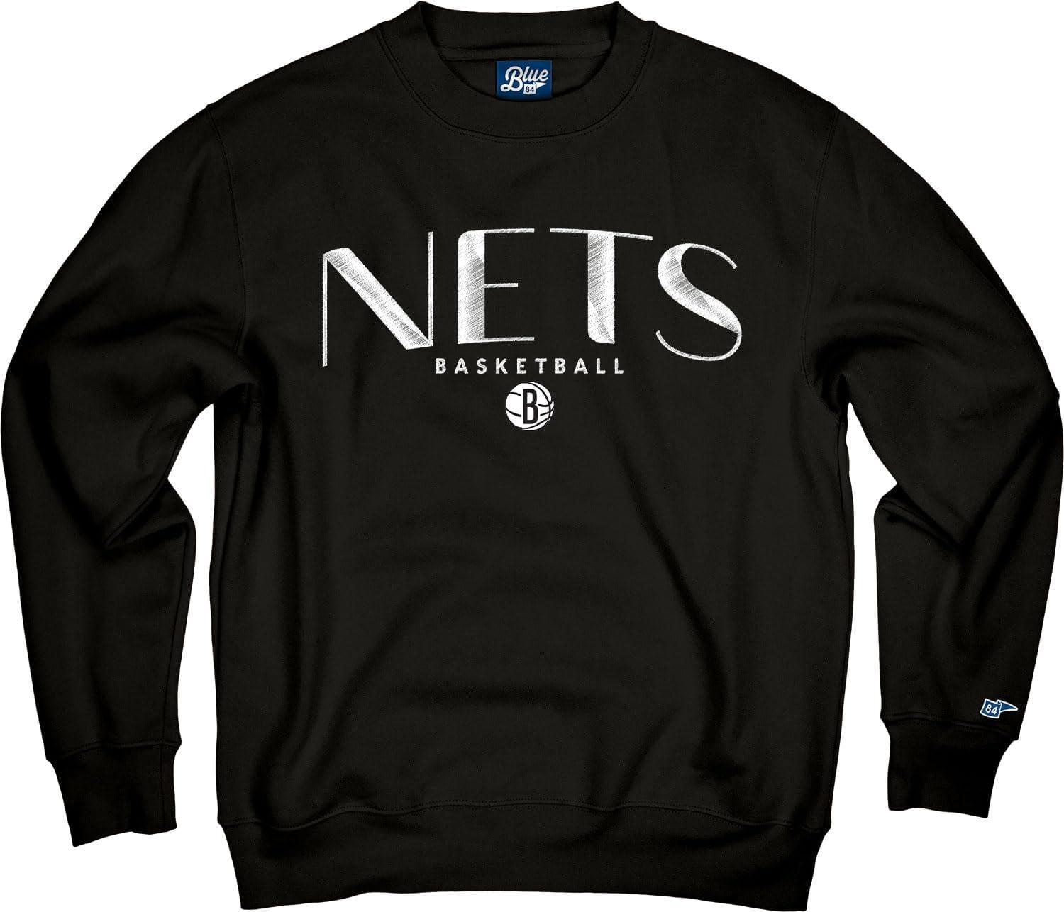 imageBlue 84 NBA Officially Licensed Crewneck Sweatshirt Embroidery Basketball ArchTeam Color