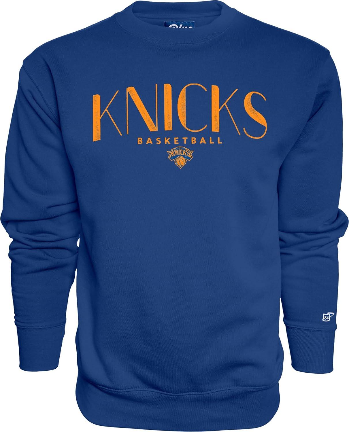 imageBlue 84 NBA Officially Licensed Crewneck Sweatshirt Embroidery Basketball ArchTeam Color