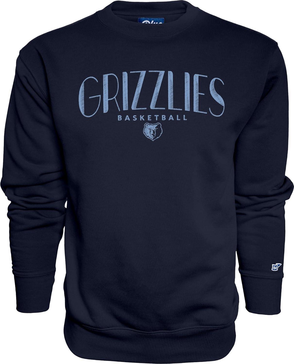 imageBlue 84 NBA Officially Licensed Crewneck Sweatshirt Embroidery Basketball ArchTeam Color