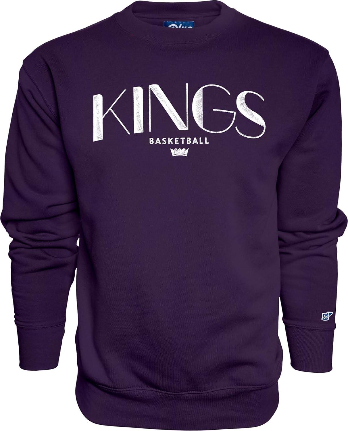 imageBlue 84 NBA Officially Licensed Crewneck Sweatshirt Embroidery Basketball ArchTeam Color