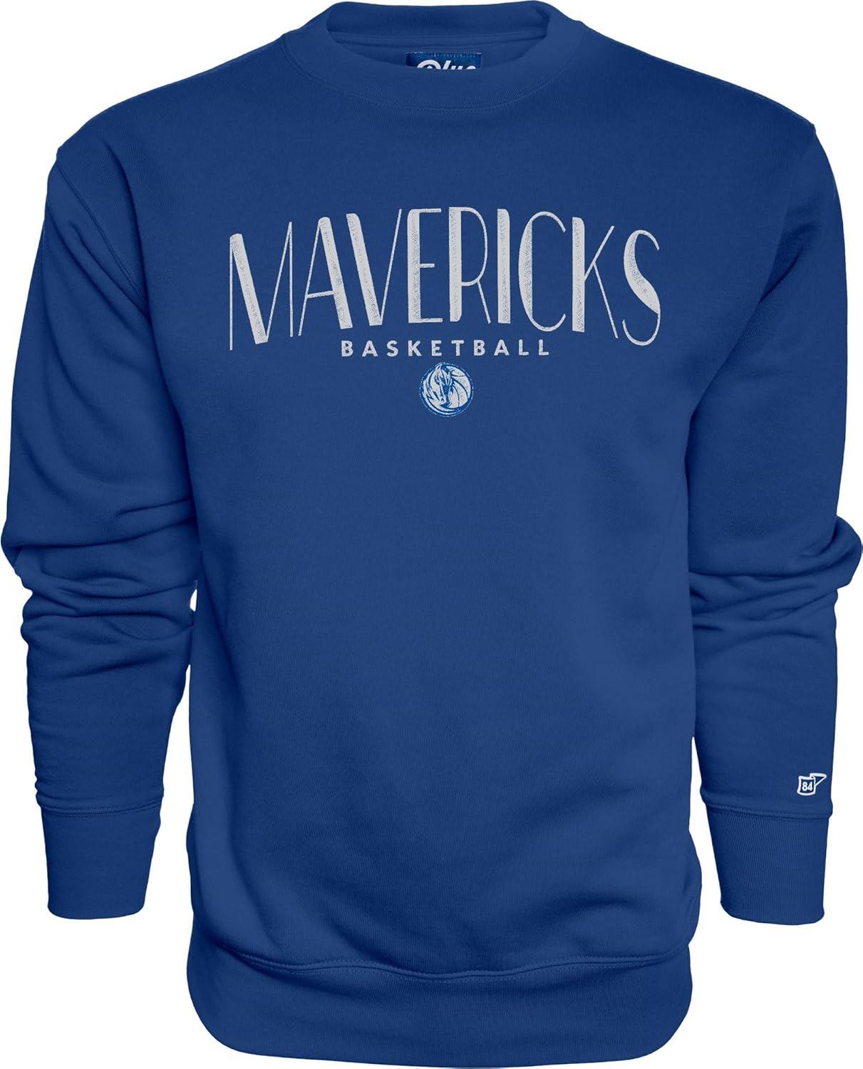 imageBlue 84 NBA Officially Licensed Crewneck Sweatshirt Embroidery Basketball ArchTeam Color
