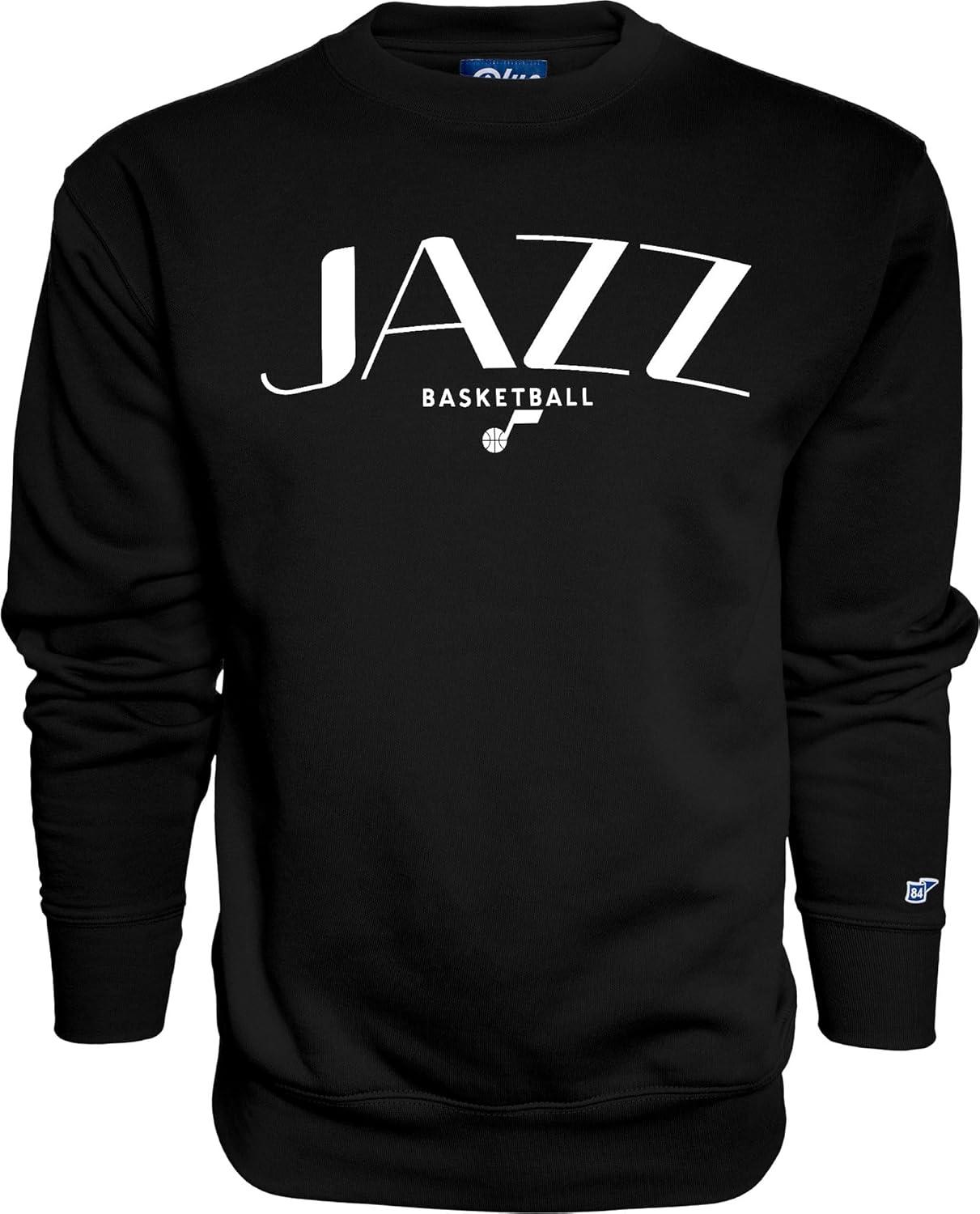 imageBlue 84 NBA Officially Licensed Crewneck Sweatshirt Embroidery Basketball ArchTeam Color