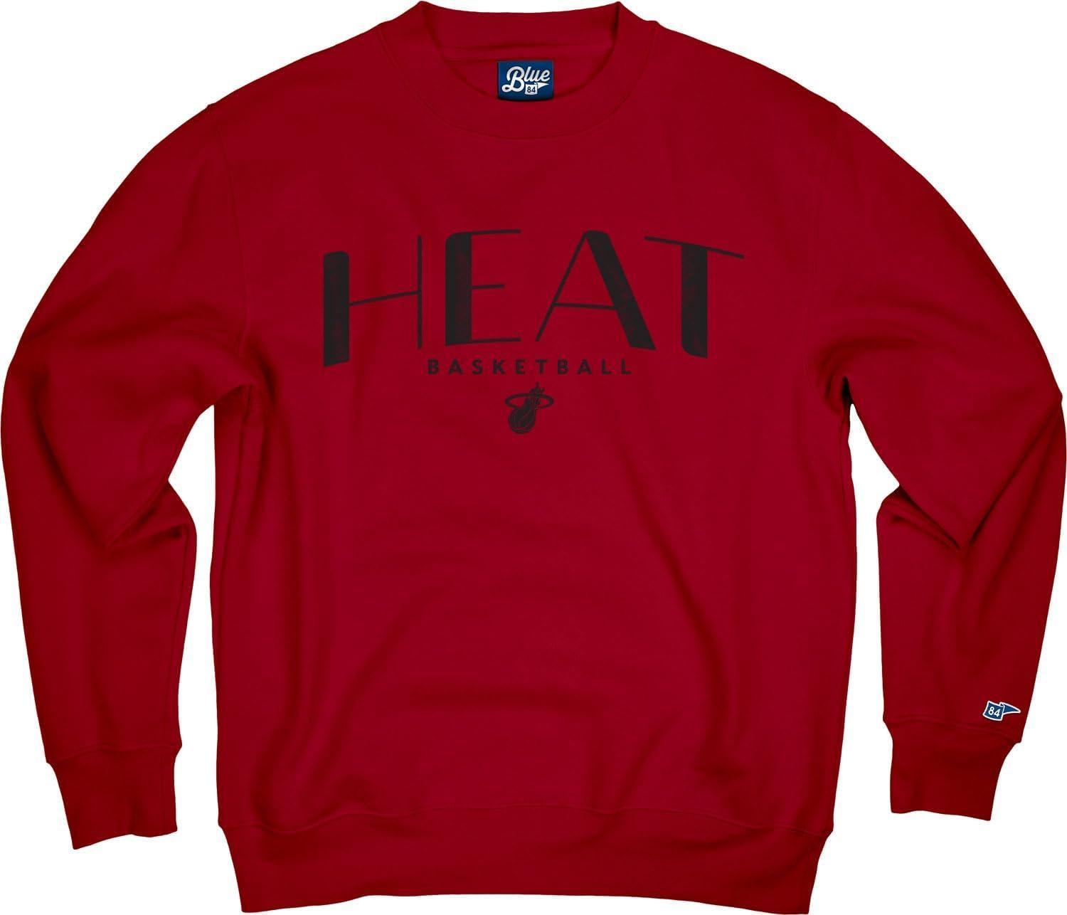 imageBlue 84 NBA Officially Licensed Crewneck Sweatshirt Embroidery Basketball ArchTeam Color