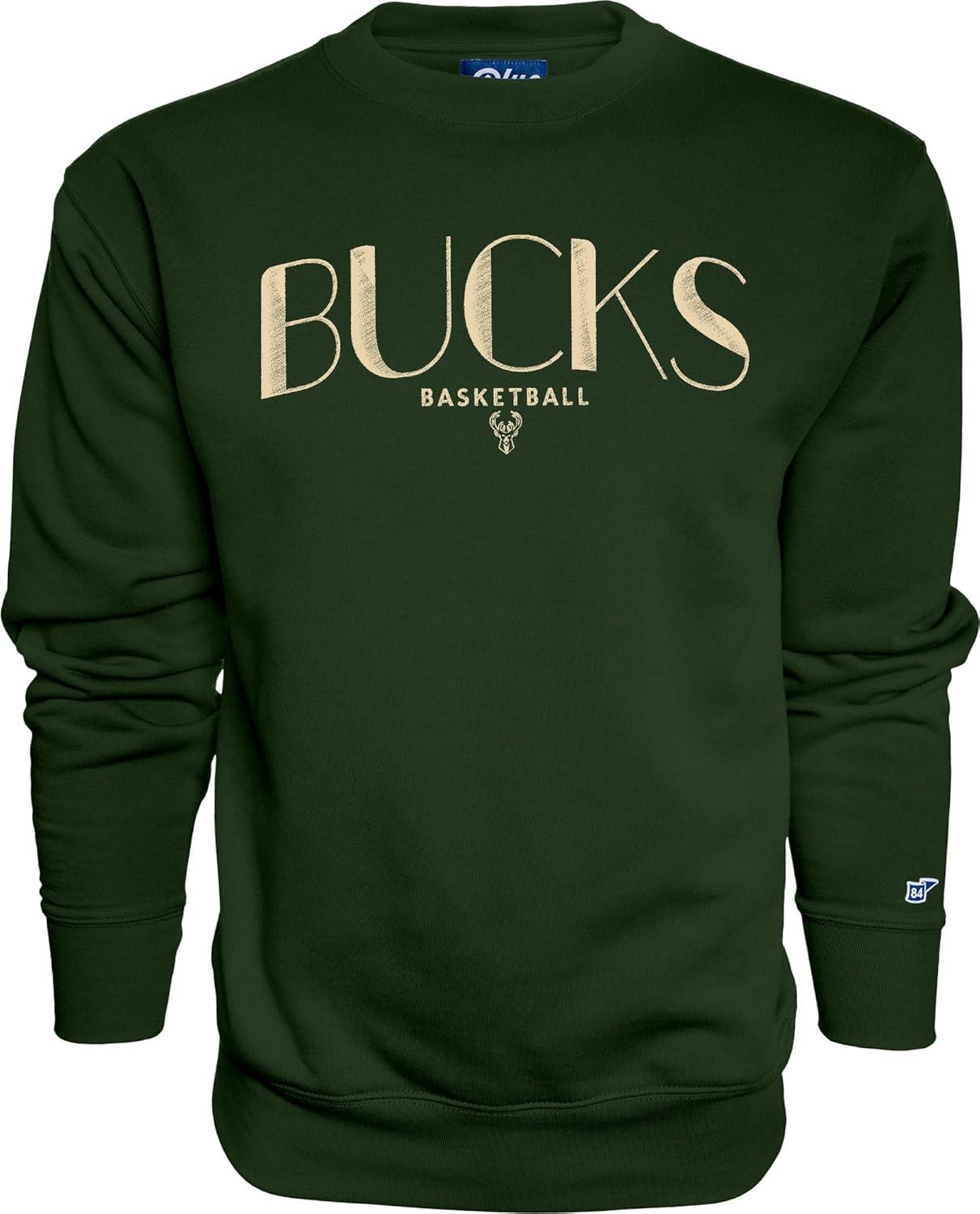 imageBlue 84 NBA Officially Licensed Crewneck Sweatshirt Embroidery Basketball ArchTeam Color