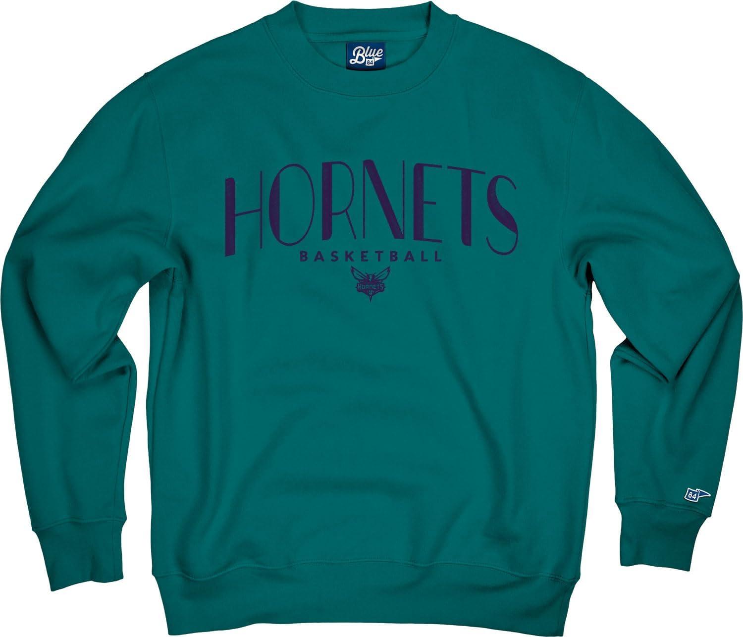 imageBlue 84 NBA Officially Licensed Crewneck Sweatshirt Embroidery Basketball ArchTeam Color