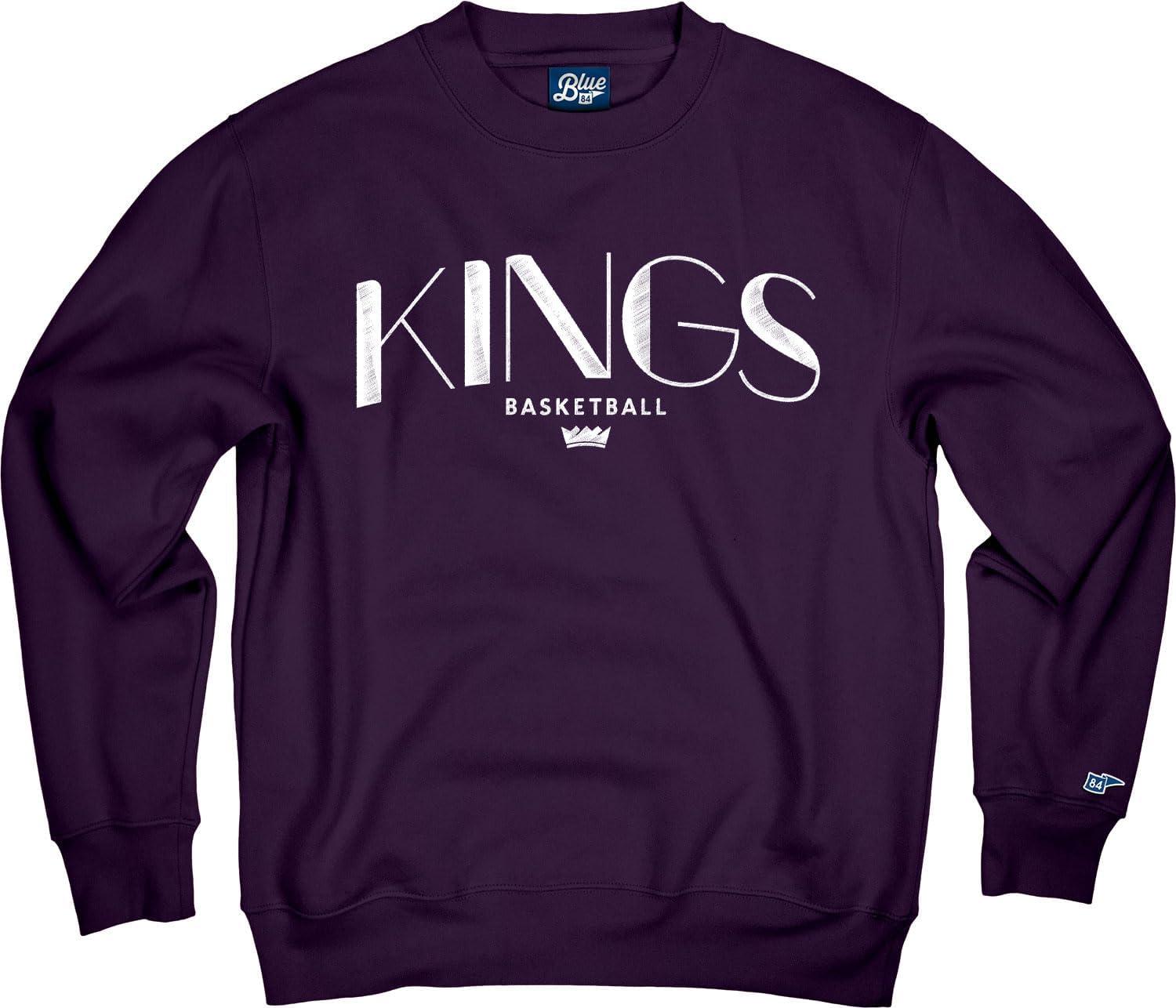 imageBlue 84 NBA Officially Licensed Crewneck Sweatshirt Embroidery Basketball ArchTeam Color