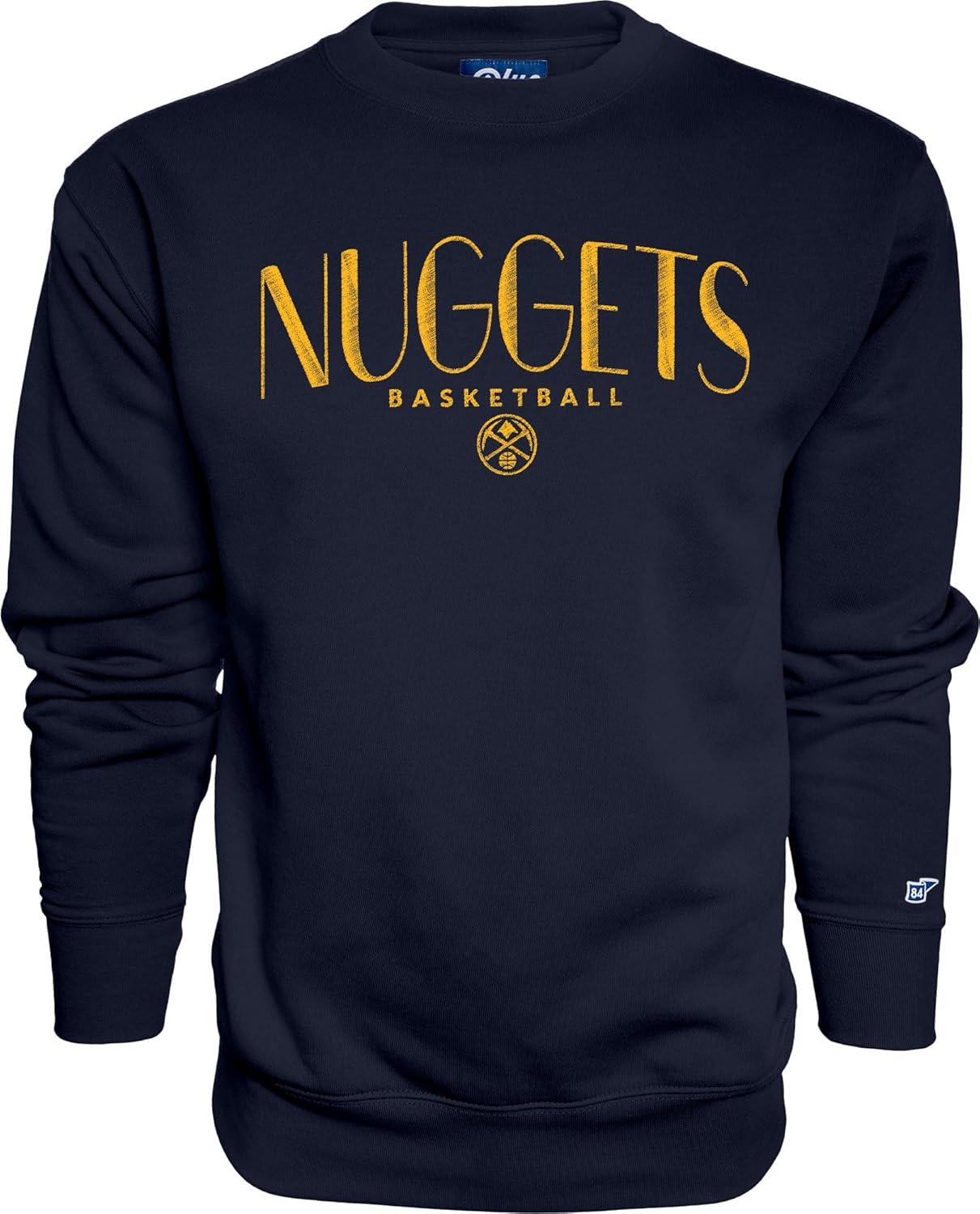 imageBlue 84 NBA Officially Licensed Crewneck Sweatshirt Embroidery Basketball ArchTeam Color