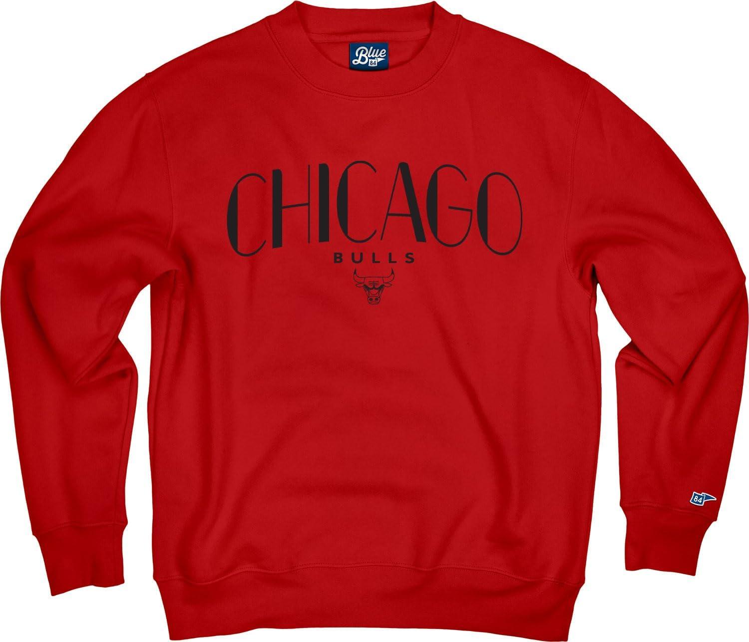 imageBlue 84 NBA Officially Licensed Crewneck Sweatshirt Embroidery Basketball ArchTeam Color