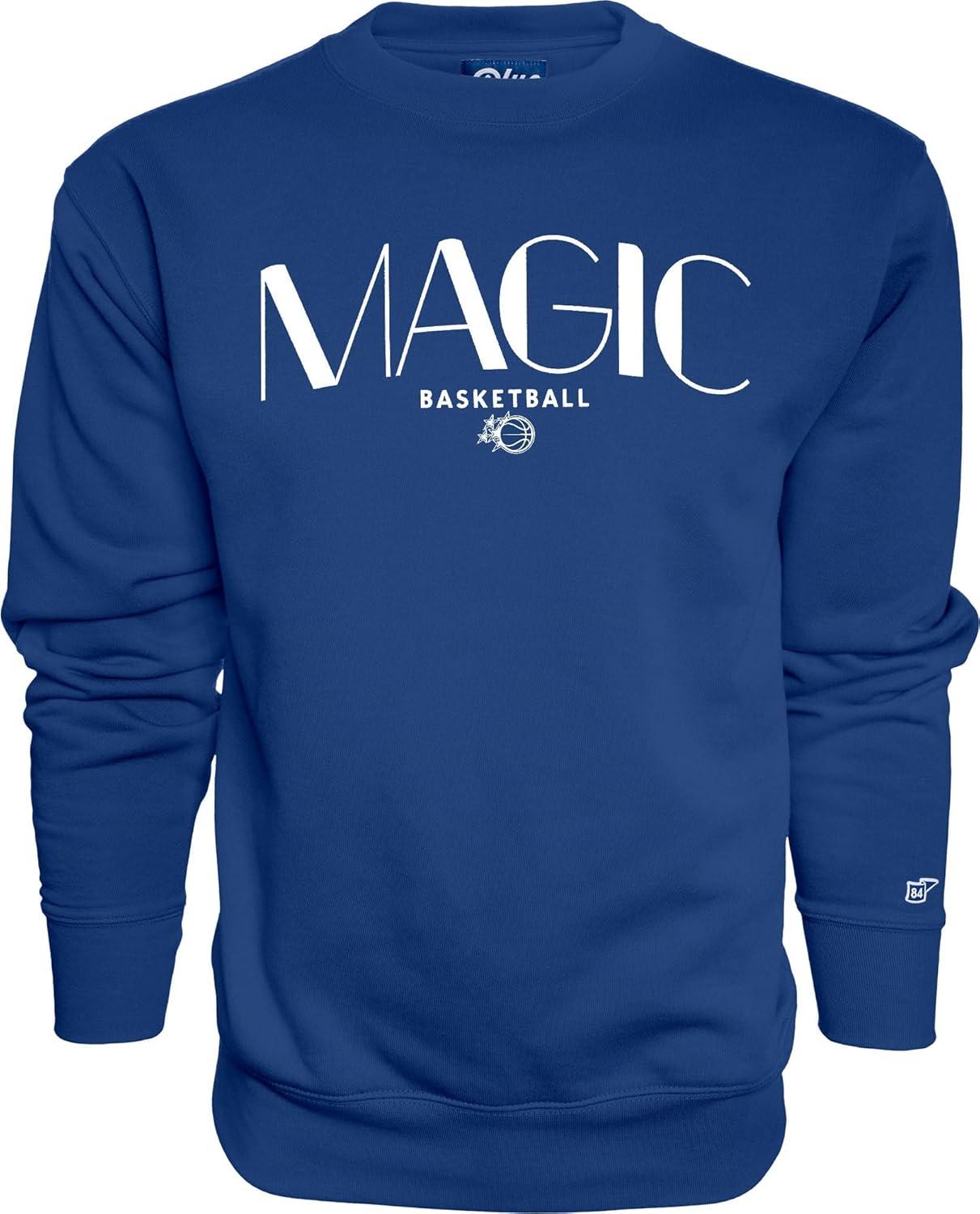 imageBlue 84 NBA Officially Licensed Crewneck Sweatshirt Embroidery Basketball ArchTeam Color