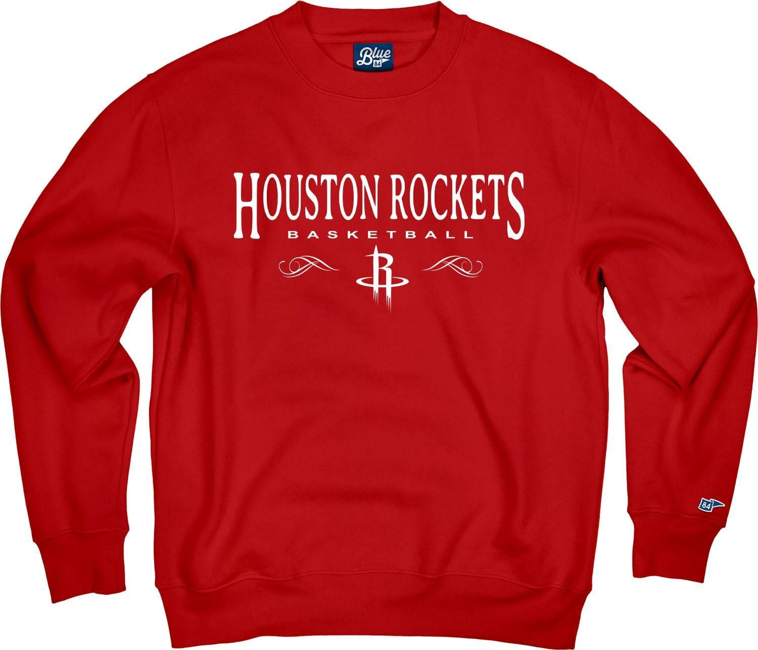 imageBlue 84 NBA Officially Licensed Crewneck Sweatshirt Embroidery BasketballTeam Color