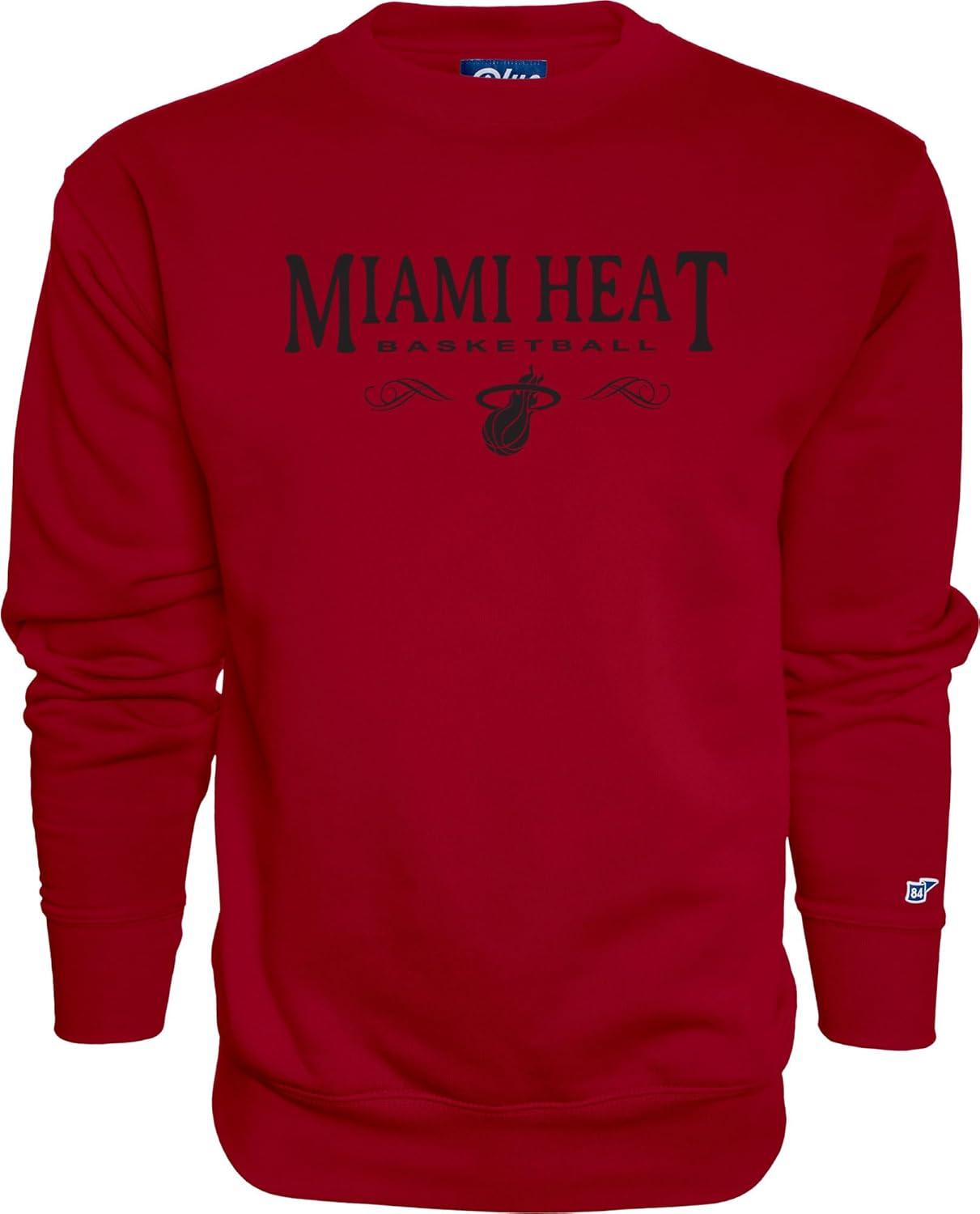 imageBlue 84 NBA Officially Licensed Crewneck Sweatshirt Embroidery BasketballTeam Color