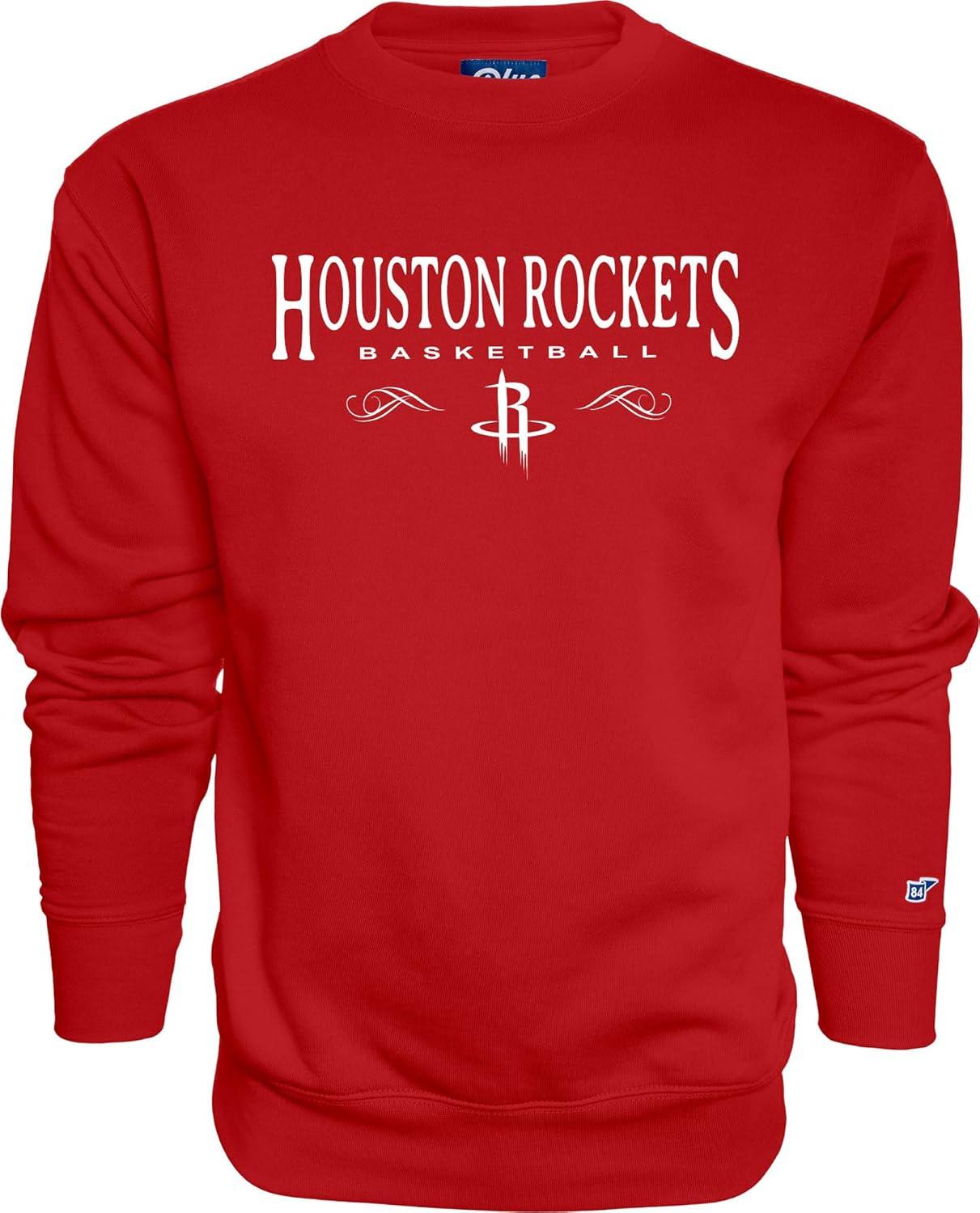 imageBlue 84 NBA Officially Licensed Crewneck Sweatshirt Embroidery BasketballTeam Color