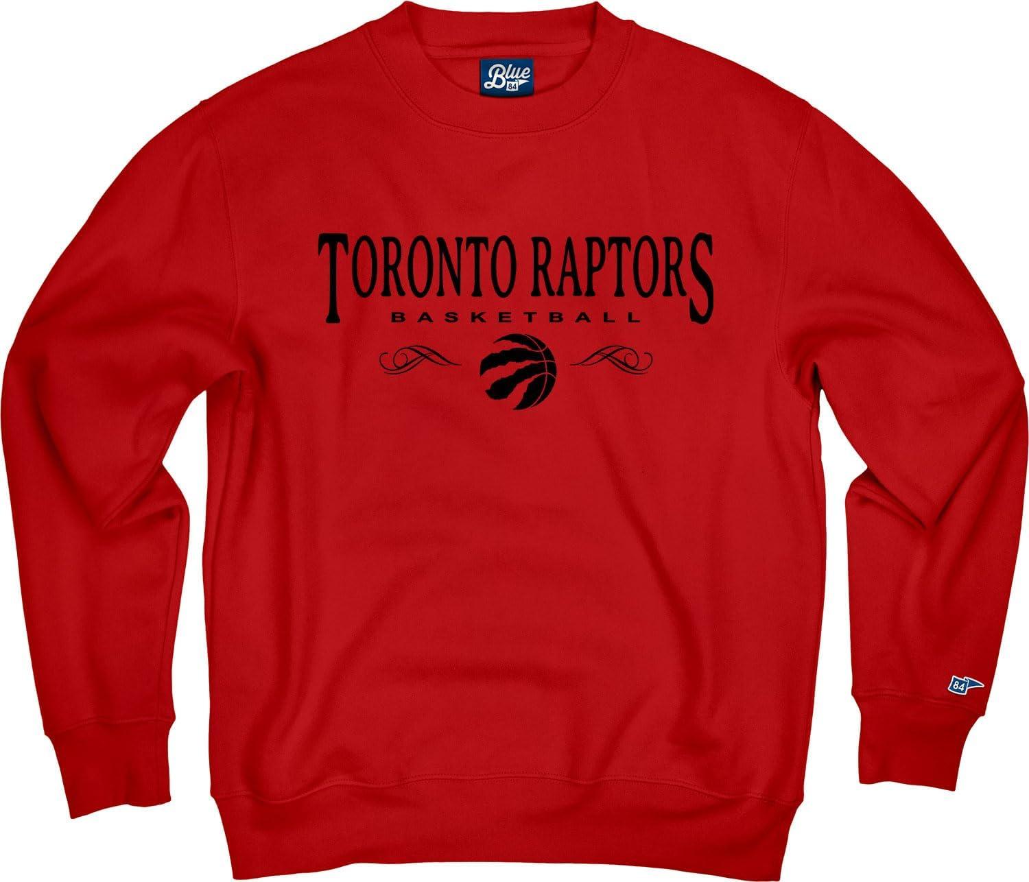 imageBlue 84 NBA Officially Licensed Crewneck Sweatshirt Embroidery BasketballTeam Color